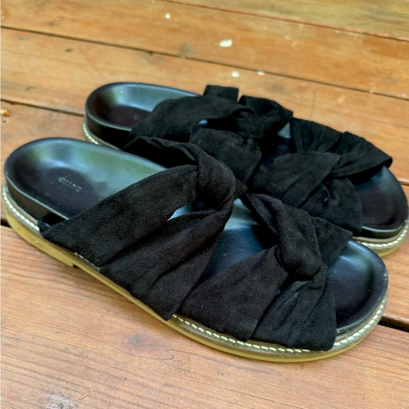 Ganni Anoush Suede Sandal - Picture 1 of 6